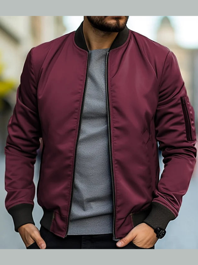 Moderne Herren-Bomberjacke