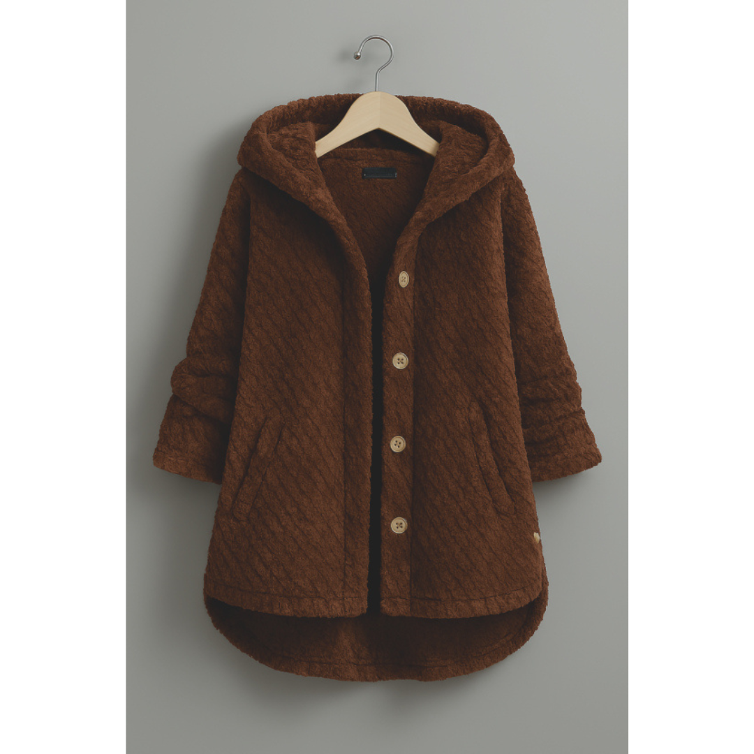 ModeGeist | Daunenjacke mit Kapuze für Damen Warm