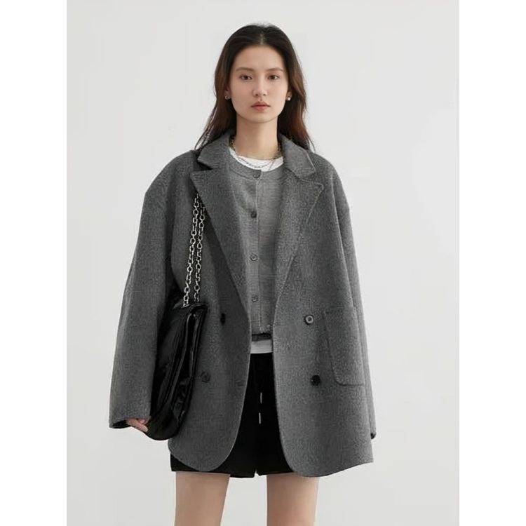 ModeGeist | Luxus Woll Damenmantel