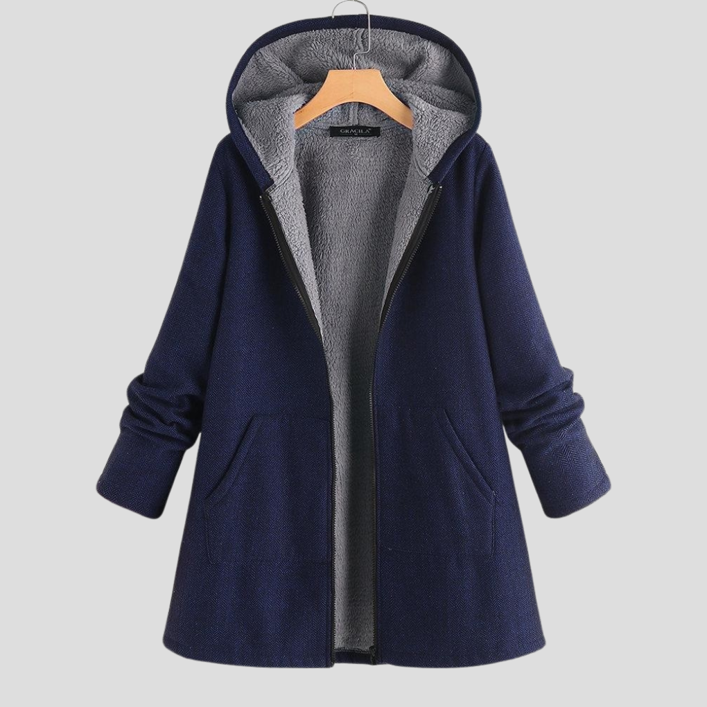 ModeGeist | “Fester Fleece Kapuzenmantel”