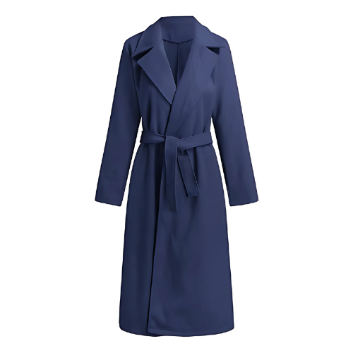 ModeGeist | langer Wickelmantel - stilvolle Winteroberbekleidung für Damen