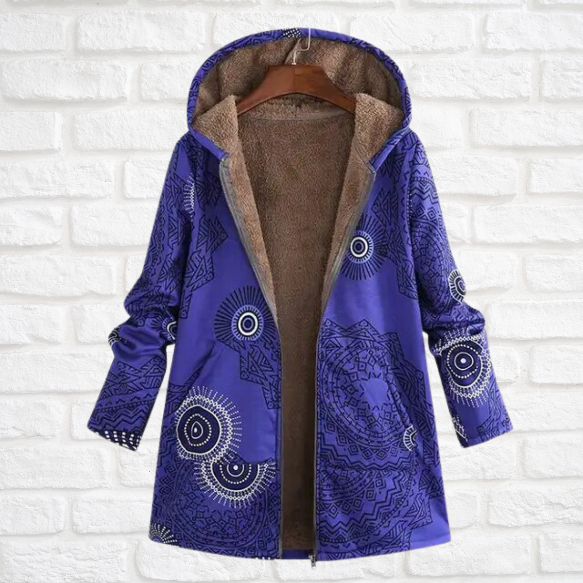 Oriana Kapuzenjacke mit auffälligem Design