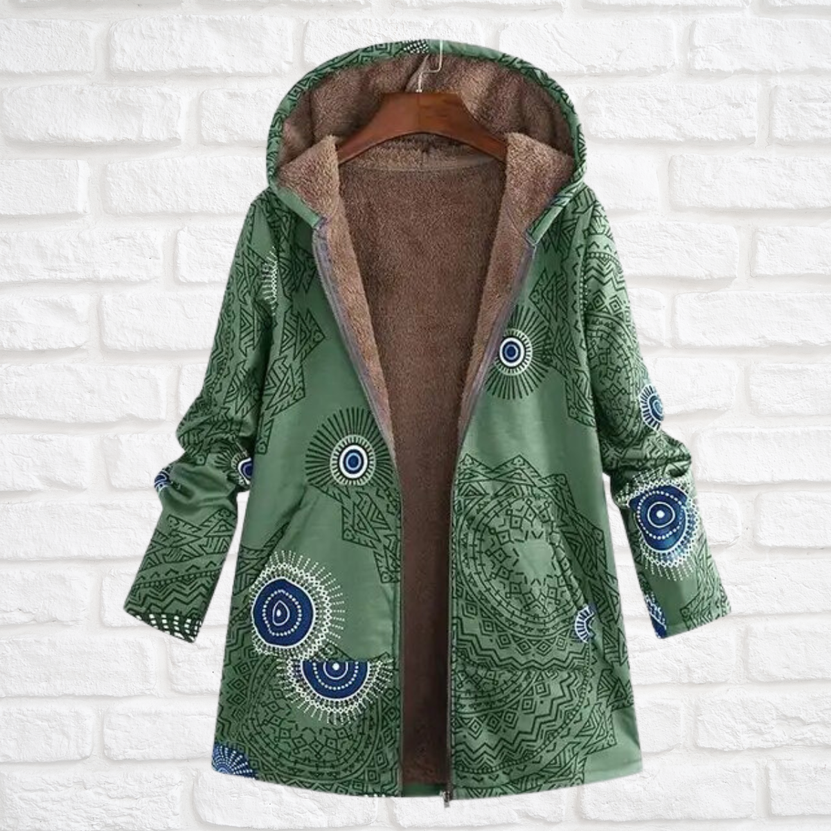 Oriana Kapuzenjacke mit auffälligem Design