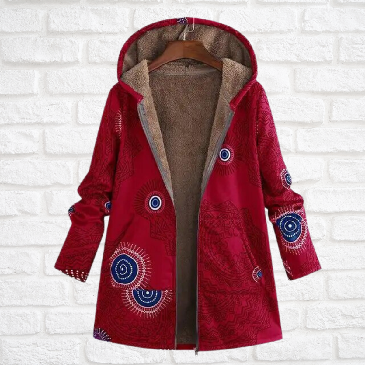 Oriana Kapuzenjacke mit auffälligem Design