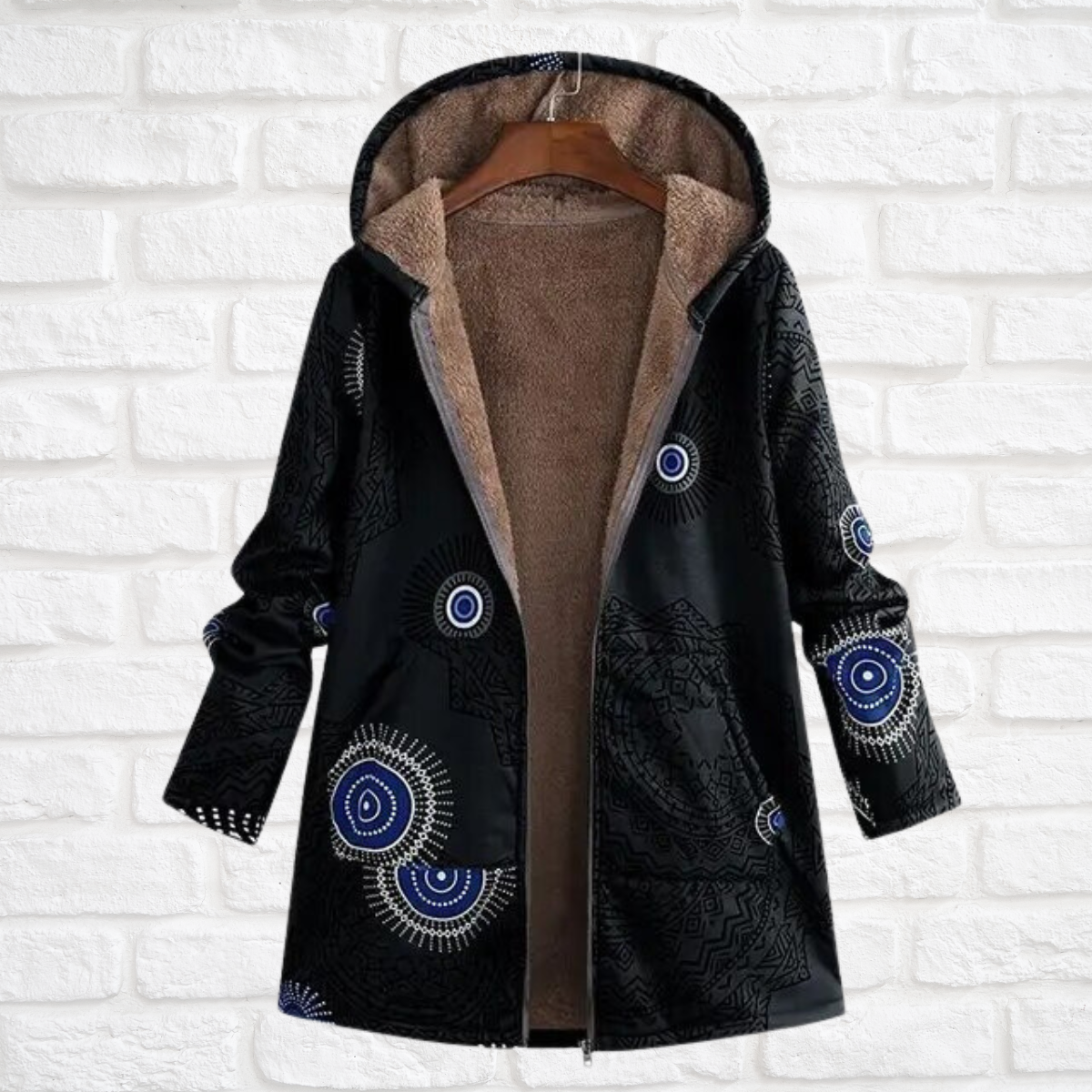 Oriana Kapuzenjacke mit auffälligem Design