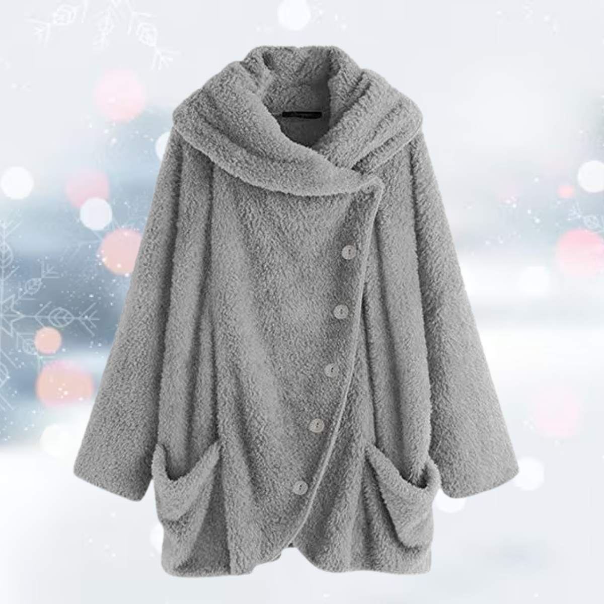 ModeGeist | Bequeme Knöpfbare Jacke für Frauen