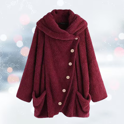 ModeGeist | Bequeme Knöpfbare Jacke für Frauen