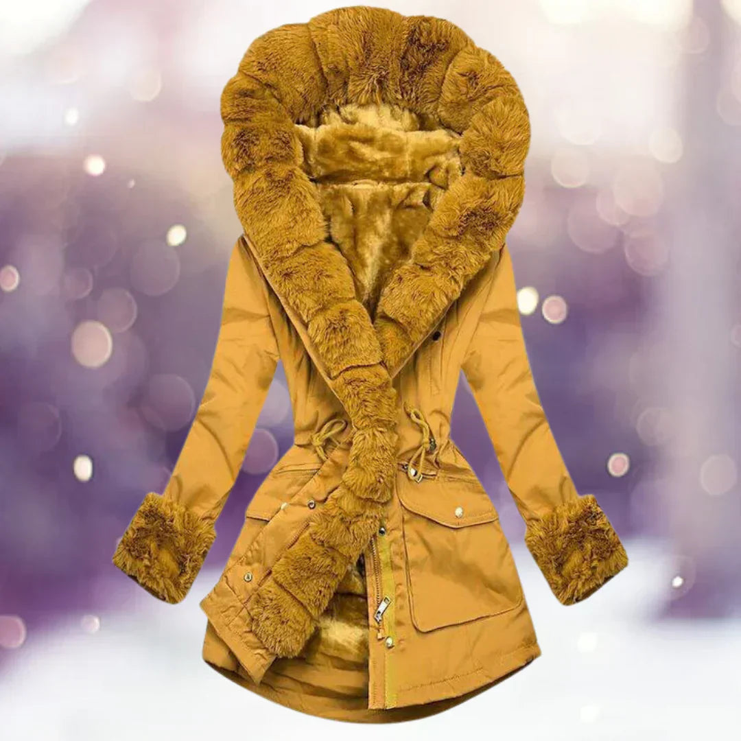 ModeGeist | Wintermantel mit Fellfutter für Damen
