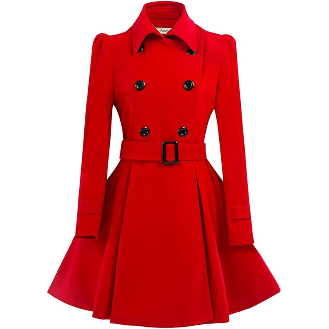 ModeGeist | Wol Peacoat mit Gürtel