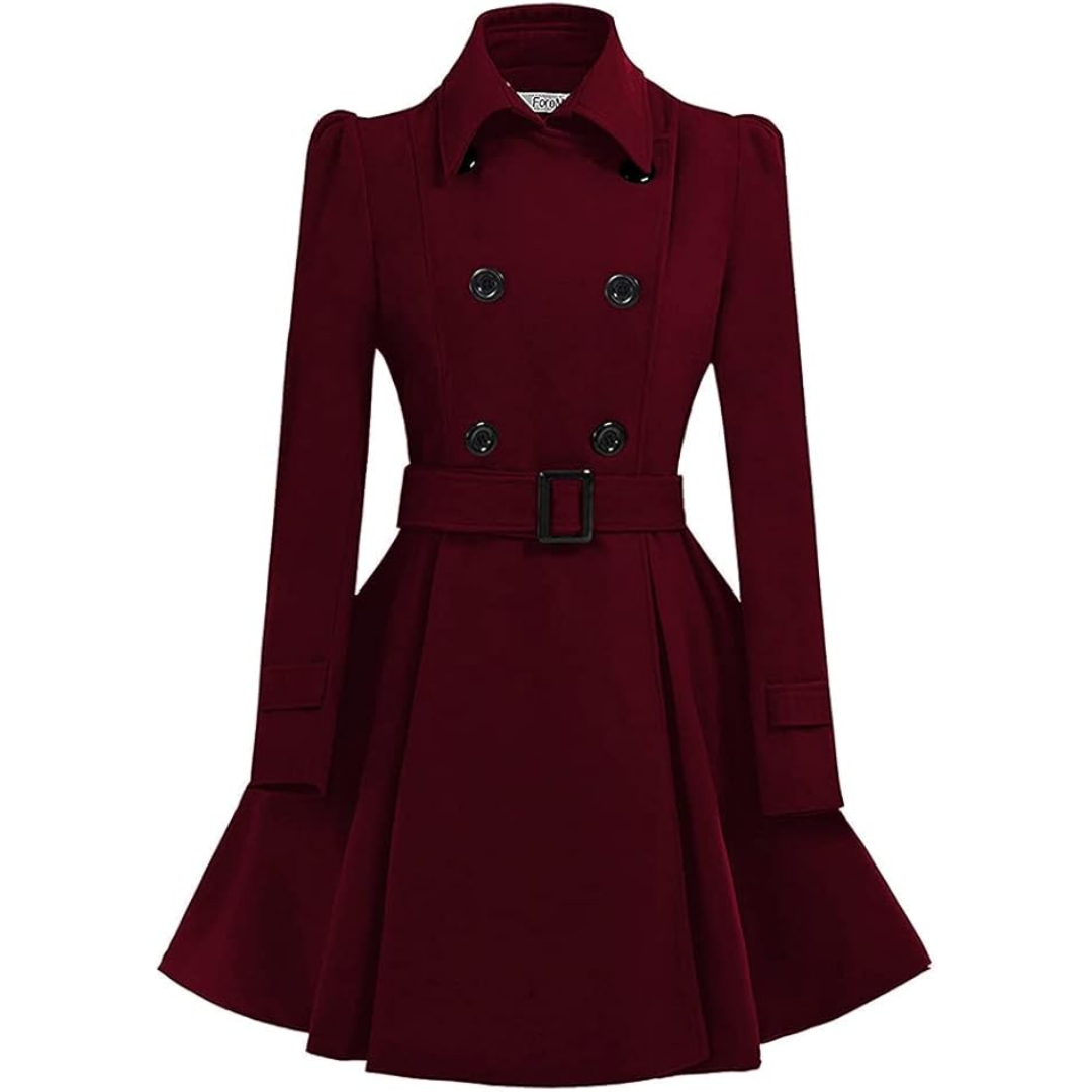 ModeGeist | Wol Peacoat mit Gürtel