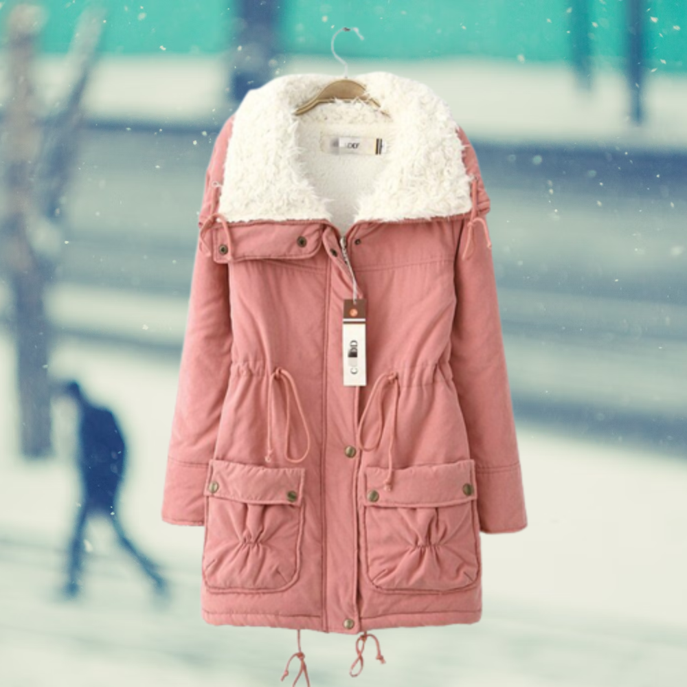 Korinella: Bestseller Winterjacke aus strapazierfähiger Baumwolle