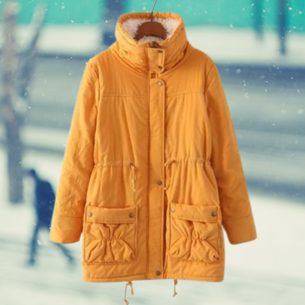 Korinella: Bestseller Winterjacke aus strapazierfähiger Baumwolle