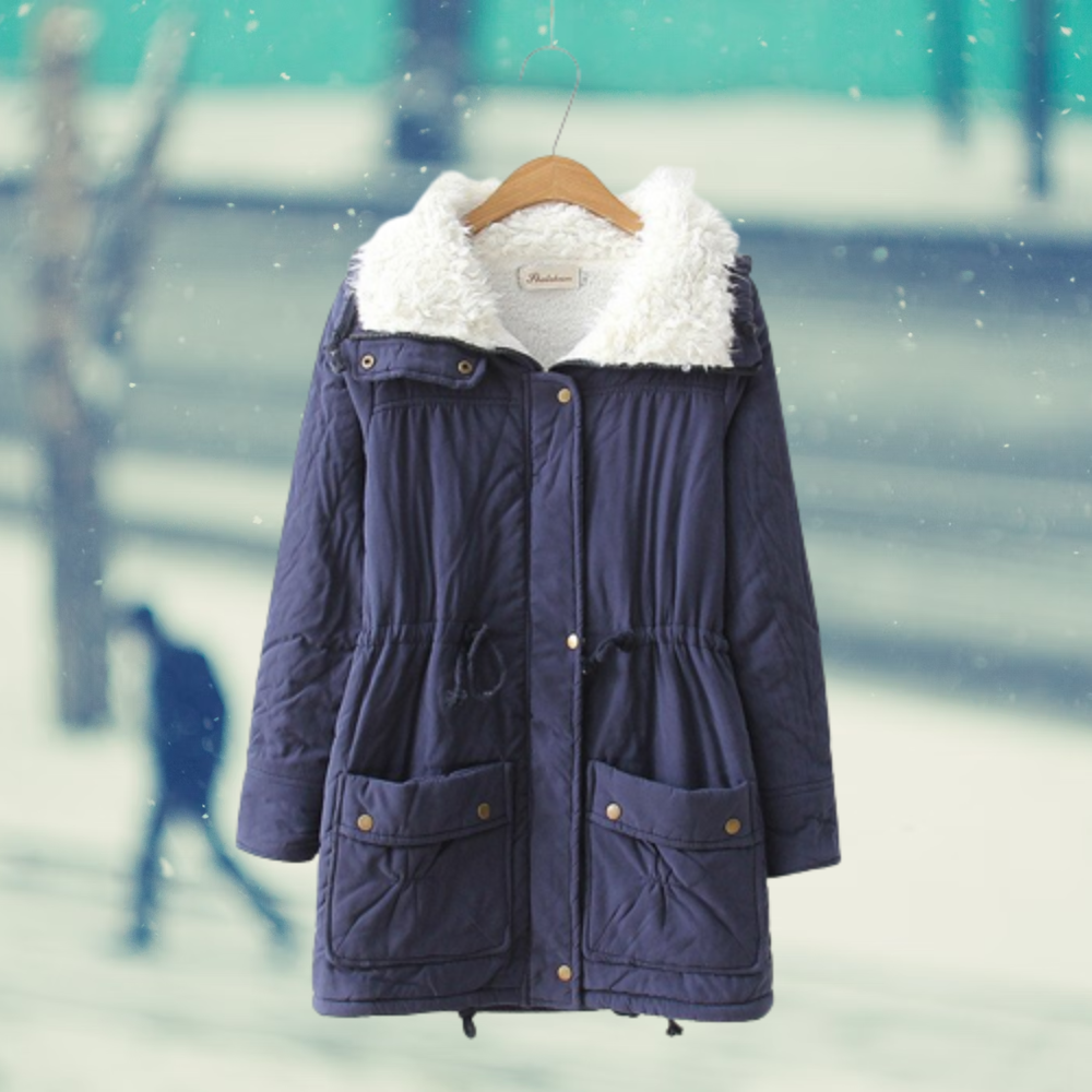 Korinella: Bestseller Winterjacke aus strapazierfähiger Baumwolle