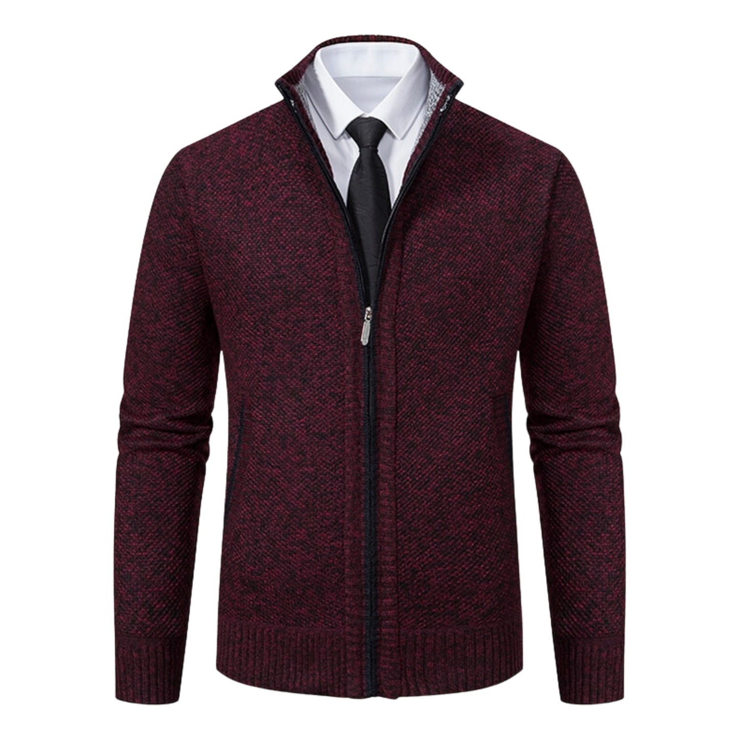 Männer-Zipperjacke mit Taschen