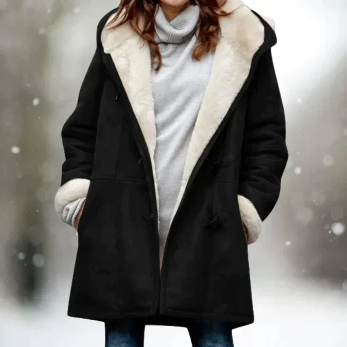 Clara: Edle Wildleder-Fleecejacke