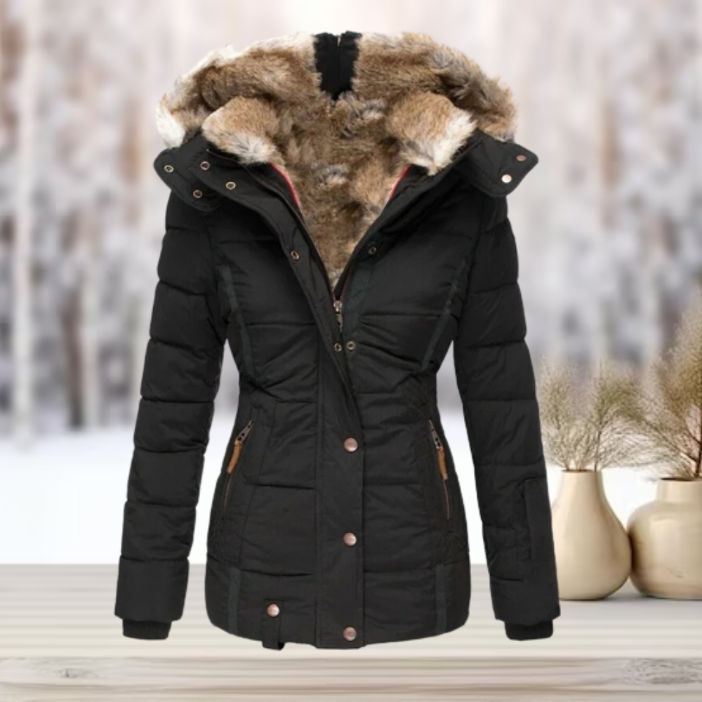 ModeGeist | Damen Pufferjacke Winter Elegant