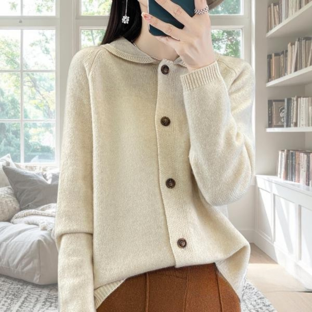 MODEGEIST Damen Cardigan Offene Front Leichtes Design Casual