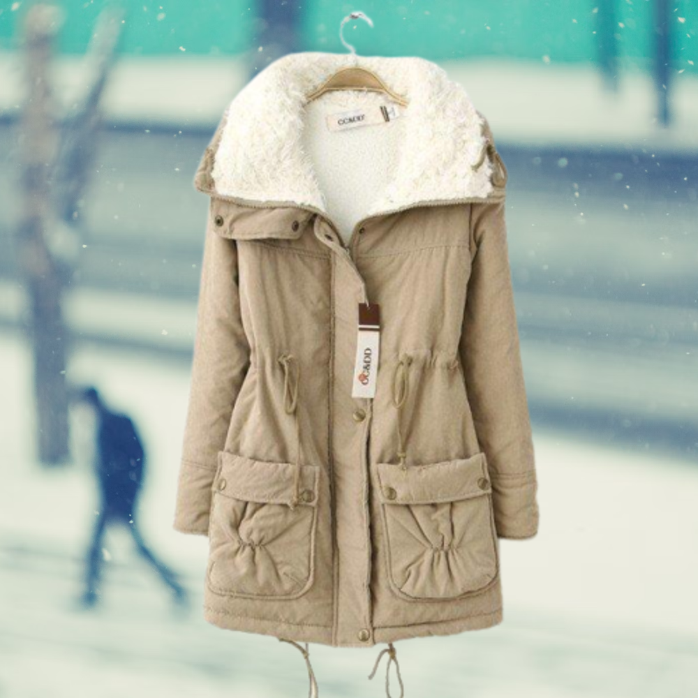 Korinella: Bestseller Winterjacke aus strapazierfähiger Baumwolle
