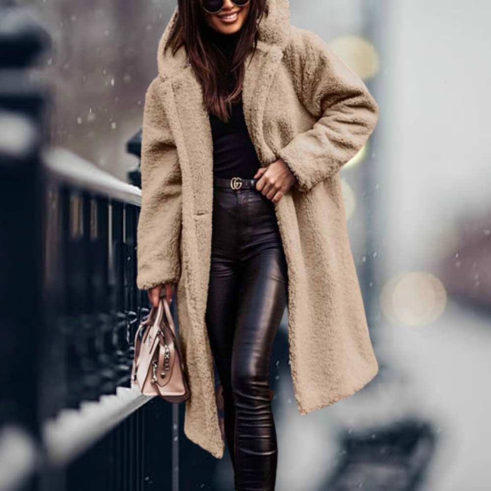ModeGeist | Lang mit Kapuze und Overzise-Schnitt für Frauen Ideal für Den Winter