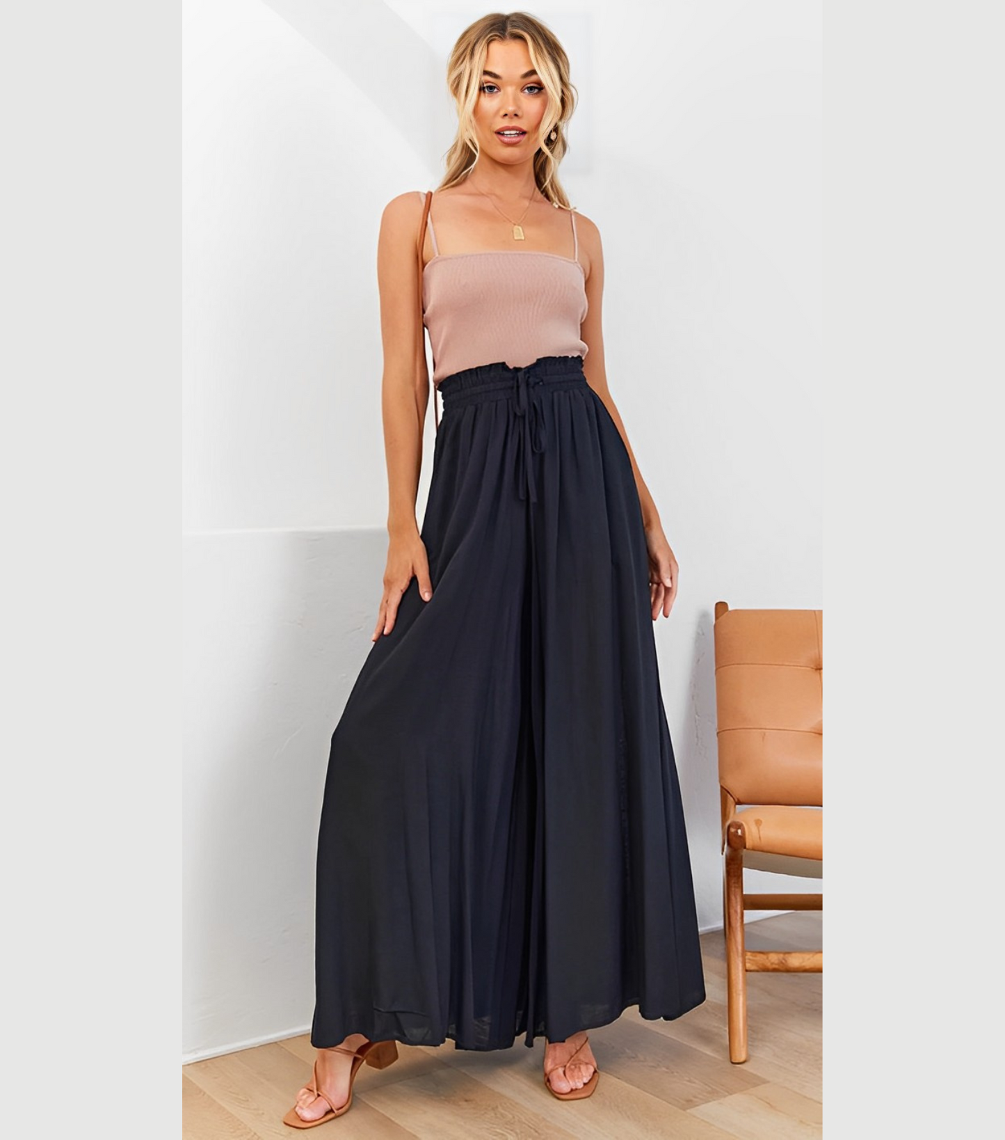 Jamie Hose: Weite Beine, Hohe Taille, Lockerer Schnitt