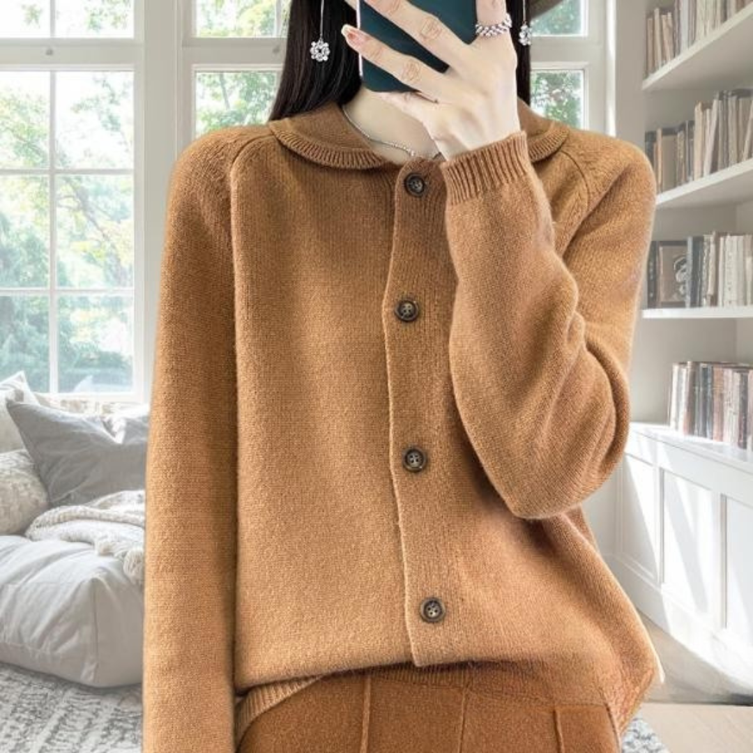 MODEGEIST Damen Cardigan Offene Front Leichtes Design Casual