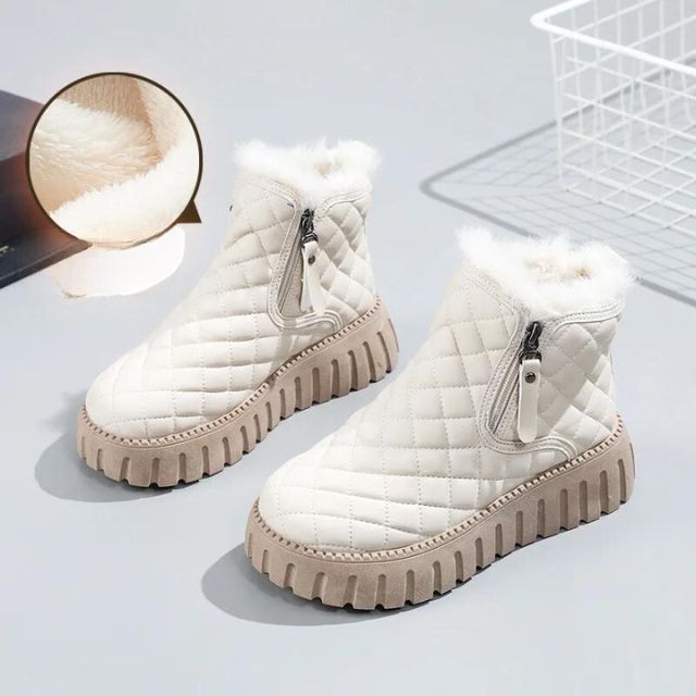 ModeGeist | Gesteppte Dick-Sohlige Warme Winterstiefel