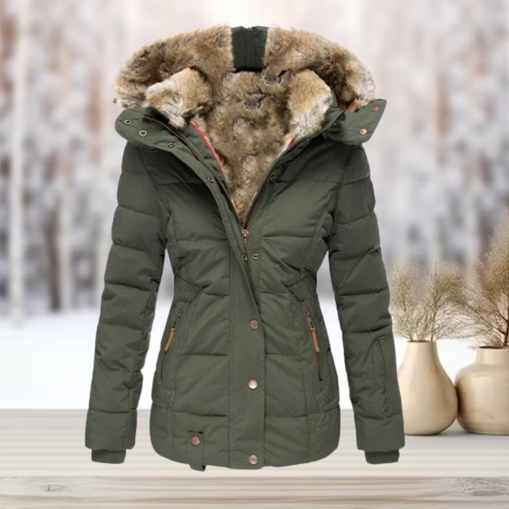 ModeGeist | Damen Pufferjacke Winter Elegant