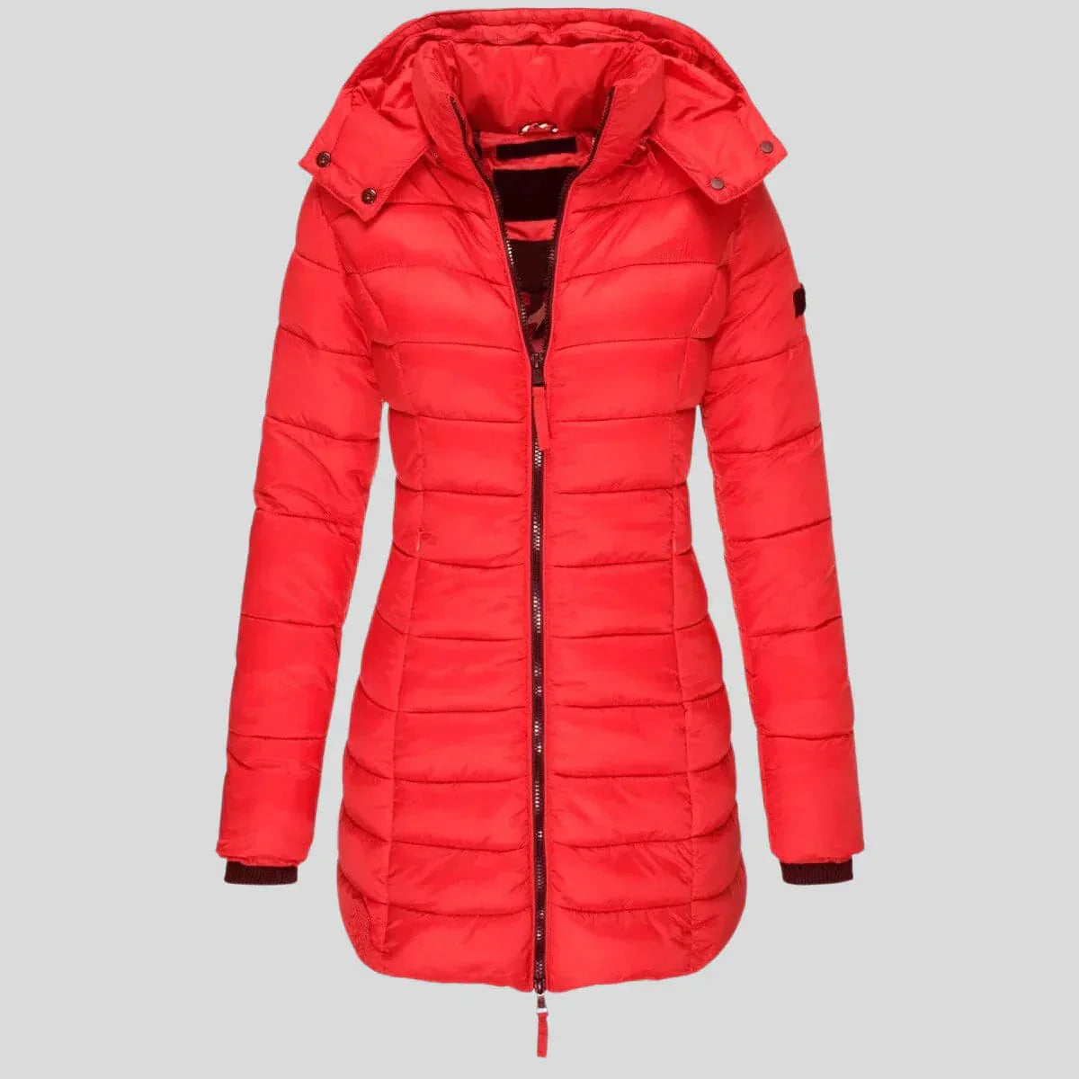 ModeGeist | Gestepptes Jacket - Kapuzenzip-Jacke