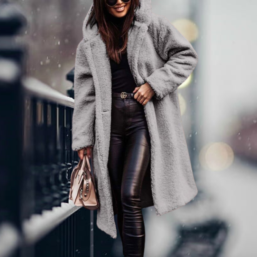 ModeGeist | Lang mit Kapuze und Overzise-Schnitt für Frauen Ideal für Den Winter
