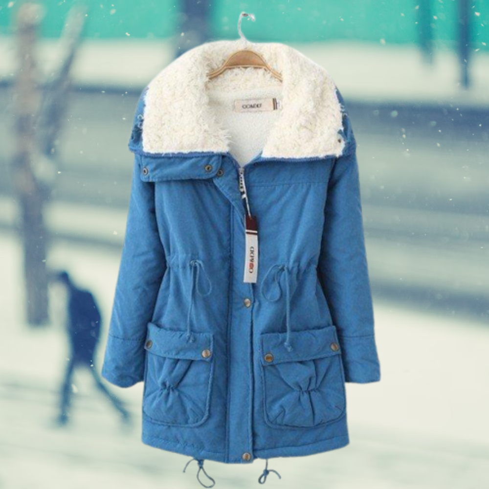 Korinella: Bestseller Winterjacke aus strapazierfähiger Baumwolle