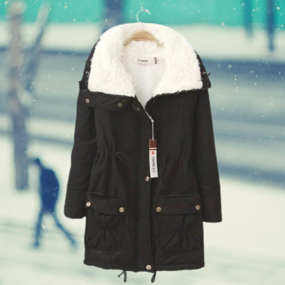 Korinella: Bestseller Winterjacke aus strapazierfähiger Baumwolle