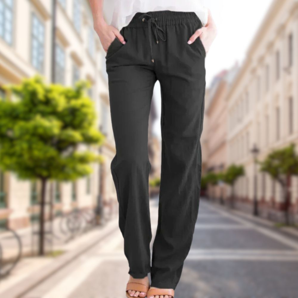 Urbina: Atmungsaktive Leinen-Sommerhose