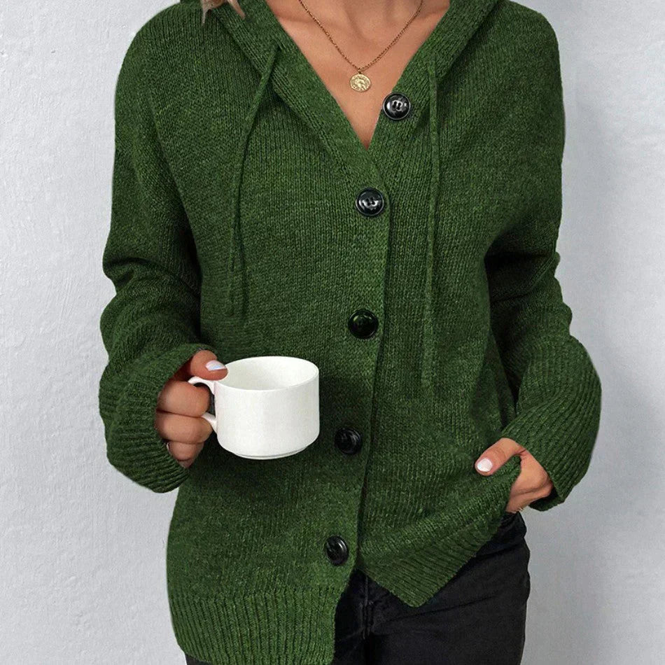 ModeGeist | Strick-cardigan mit Knöpfen Weich Material Entspannender Komfort