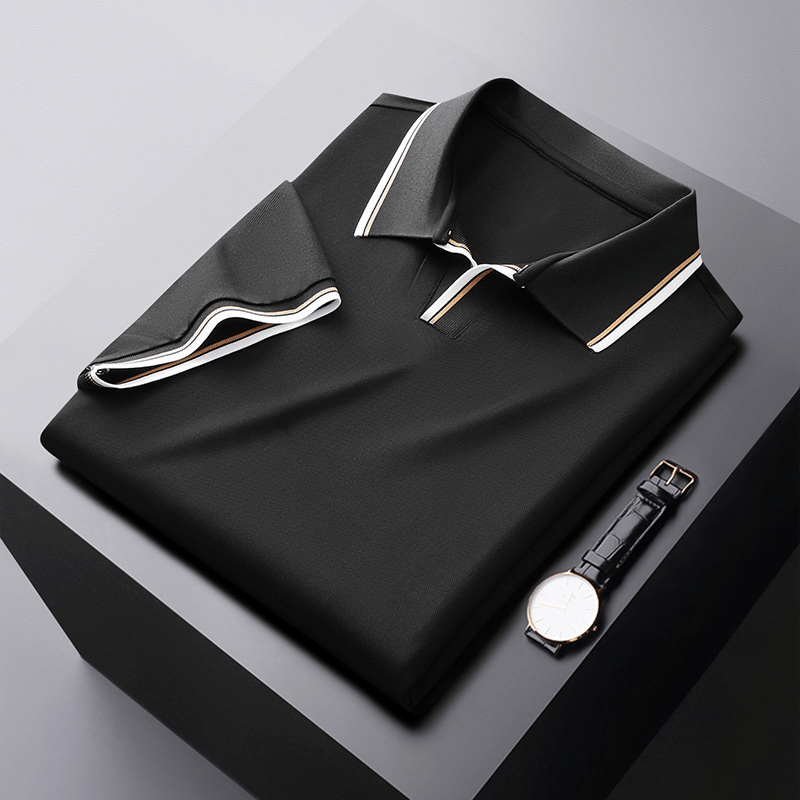 Edles Herren-Poloshirt aus Seide