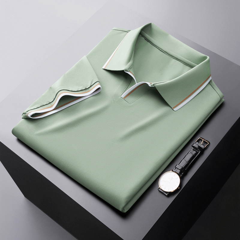 Edles Herren-Poloshirt aus Seide