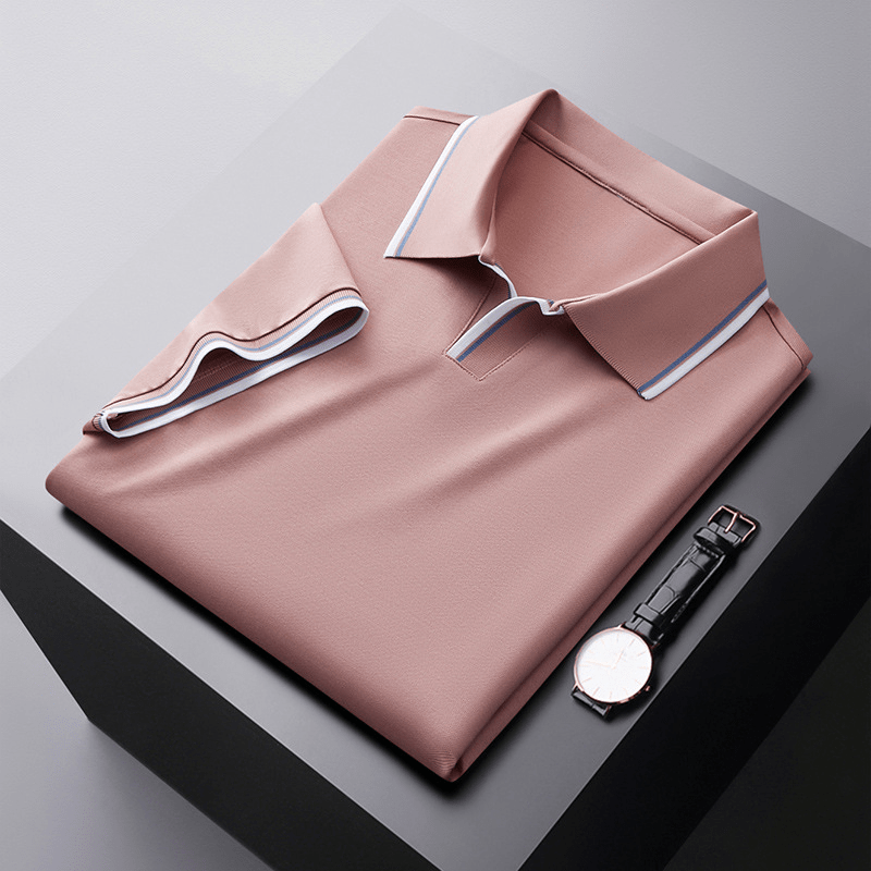 Edles Herren-Poloshirt aus Seide