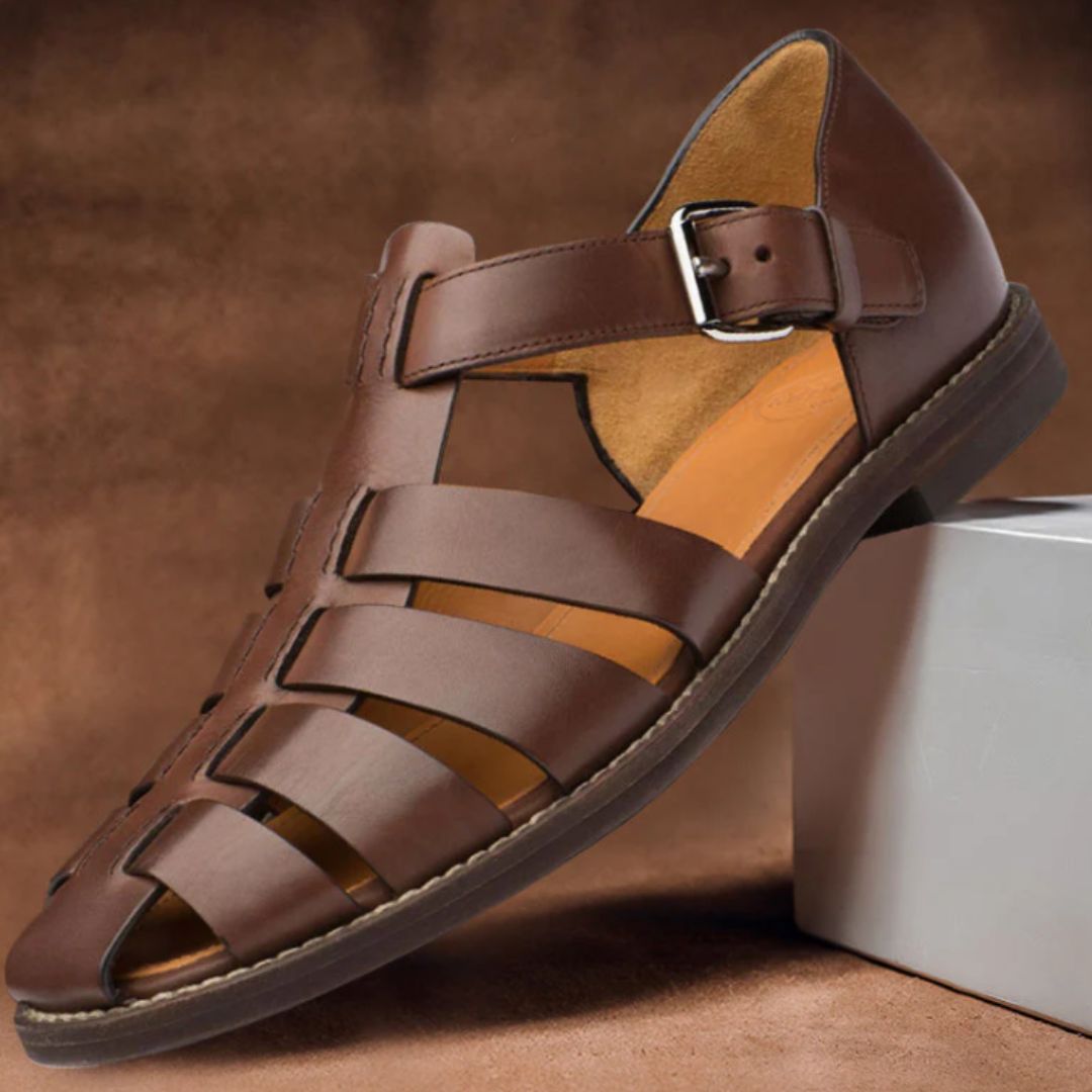 Sommersandalen aus Leder von Valery