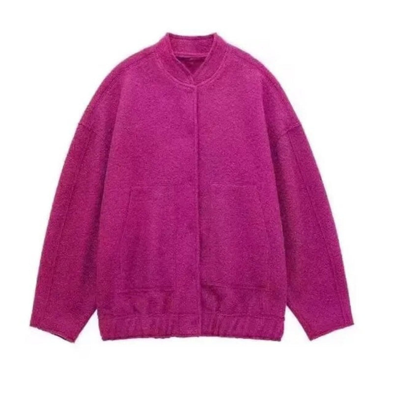 Damen Bomberjacke Avelena: Oversized, stylisch, Herbst & Winter