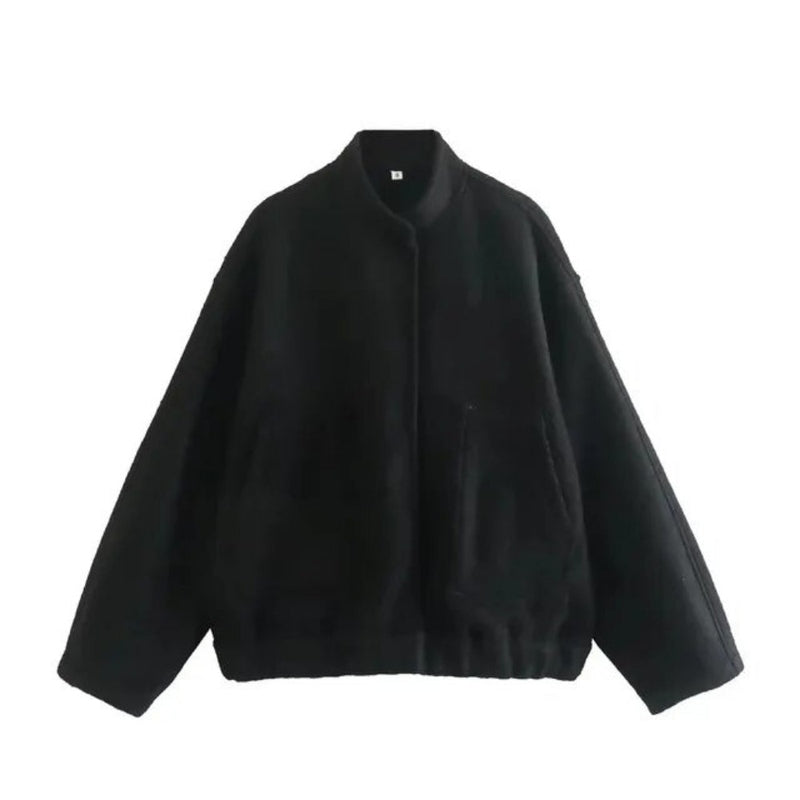 Damen Bomberjacke Viktoria: Oversized, stylisch, Herbst & Winter
