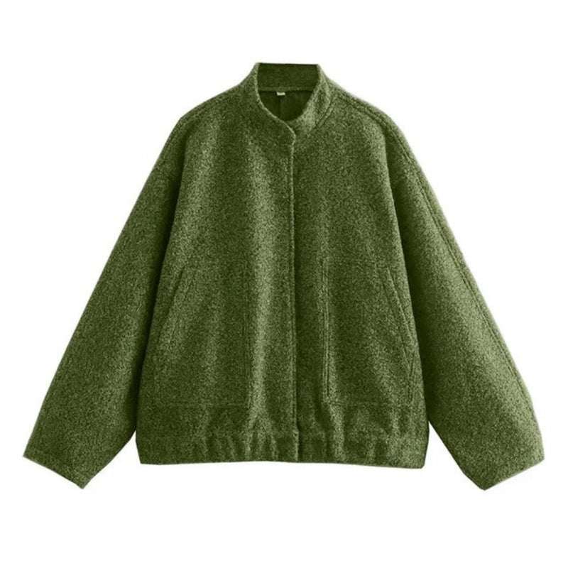 Damen Bomberjacke Viktoria: Oversized, stylisch, Herbst & Winter