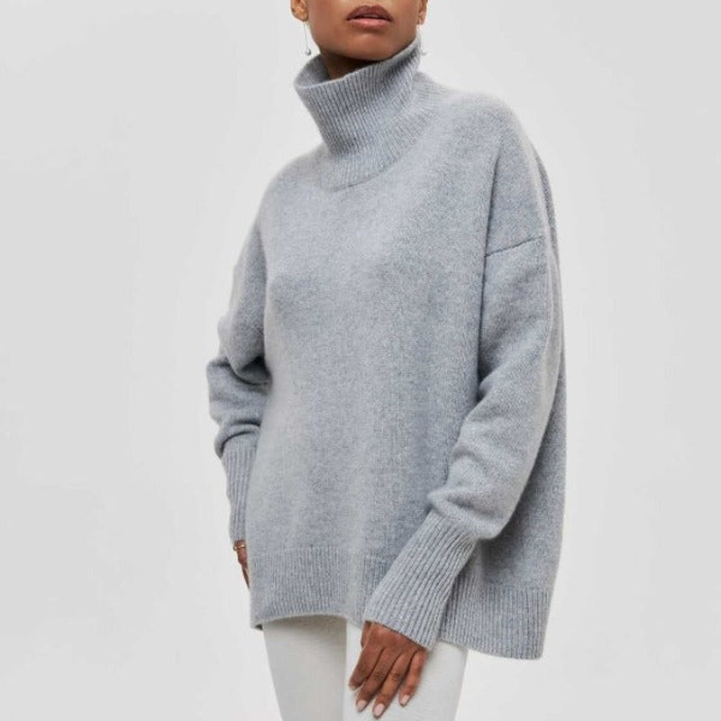 Linda: Angenehmer Rollkragenpullover für elegante Winter-Outfits