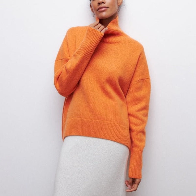 Stilvoller Rollkragenpullover von Marina für modebewusste Damen