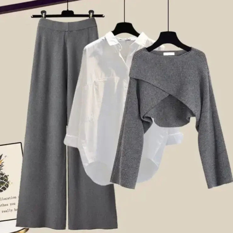 Elegantes dreiteiliges Damen Outfit Nina mit langen Ärmeln