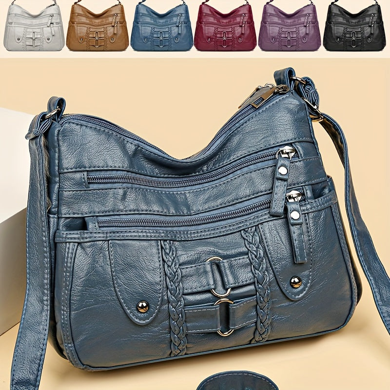 Elegante Retro-Handtasche für Damen mit Diebstahlschutz