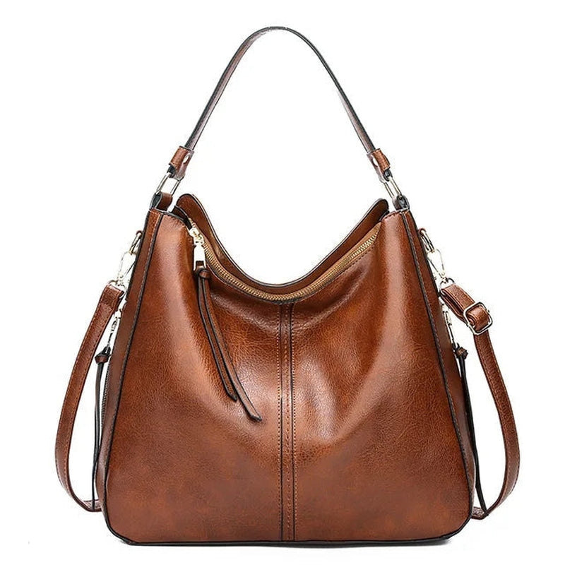 Lara: Elegante, geräumige Damenhandtasche im klassischen Design