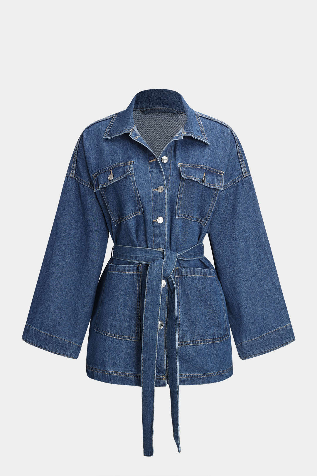 ModeGeist | Taillierte Denim Jacke Modern und Vielseitig