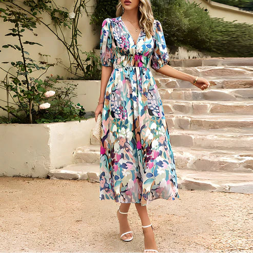 Midikleid Lavena mit Druck