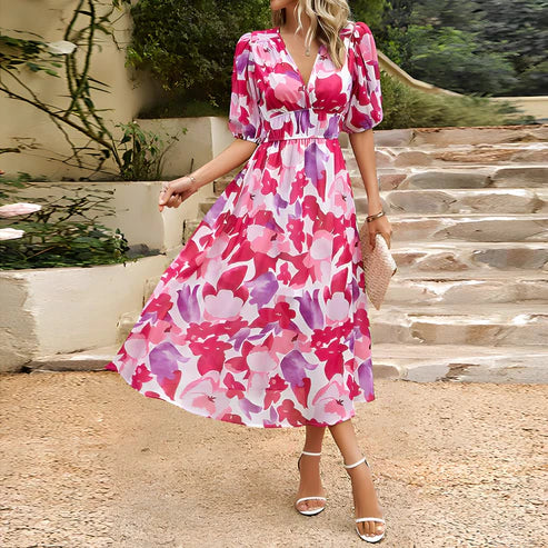 Midikleid Lavena mit Druck