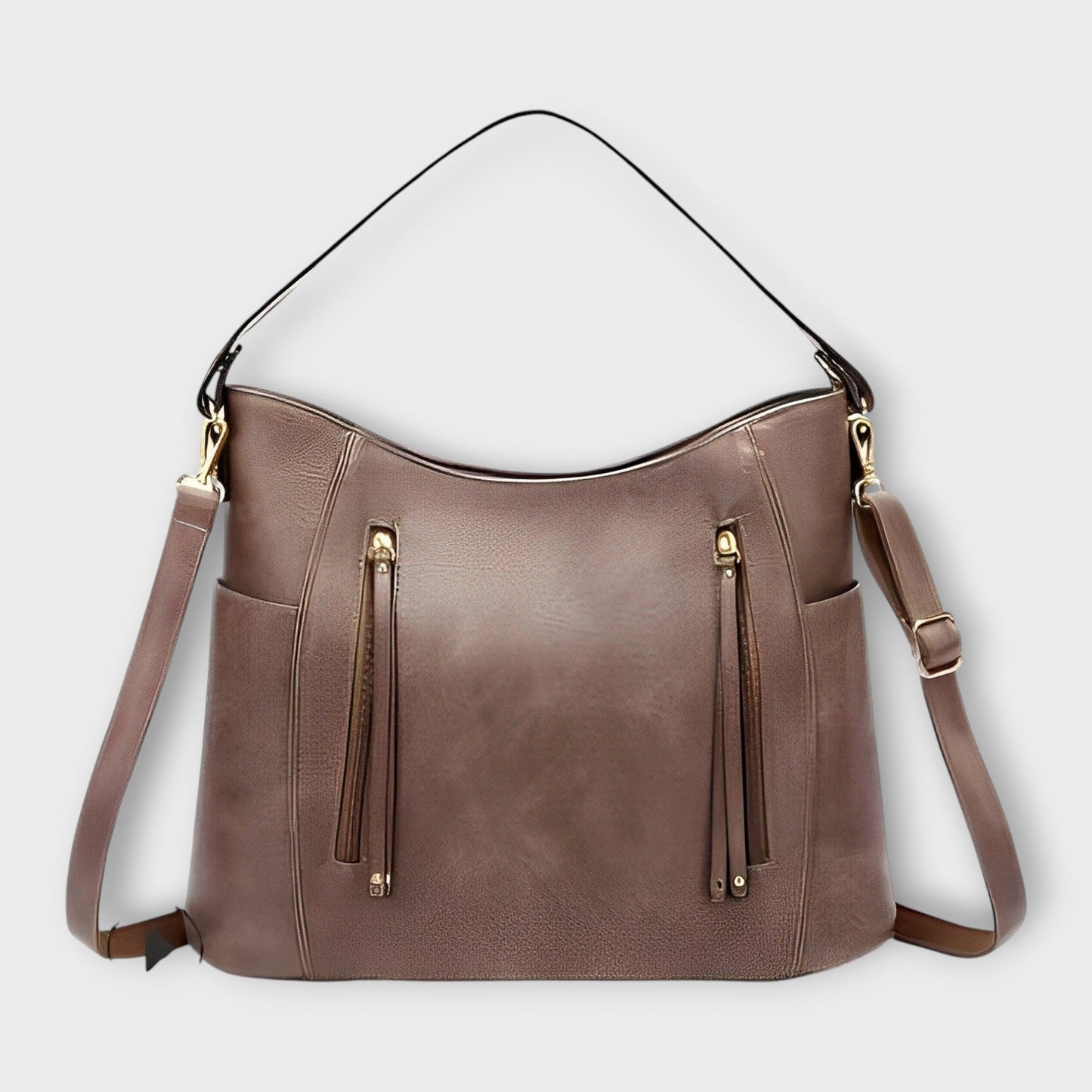 MODEGEIST Damen Schultertasche Verstellbarer Riemen Mehrere Fächer