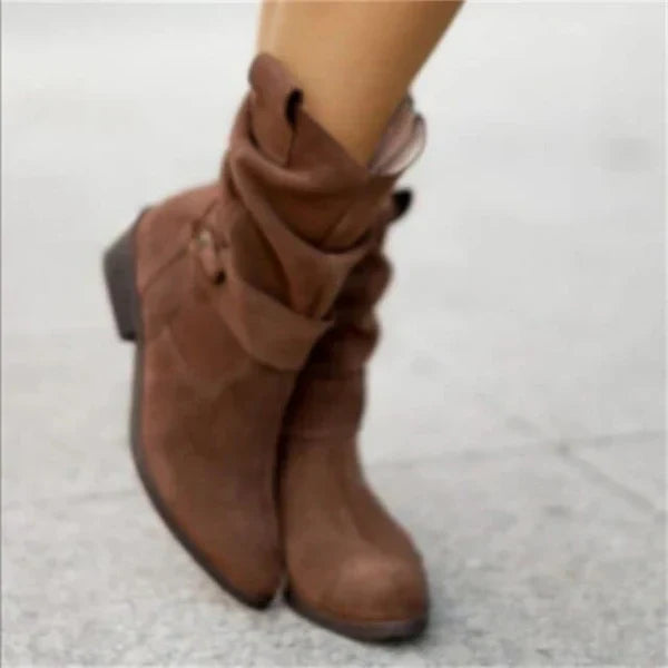 ModeGeist | Lässige Stiefel mit Niedrigem Absatz